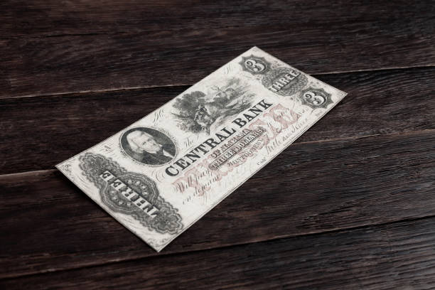 istock Old west period US 3 dollar banknotes 2032488635