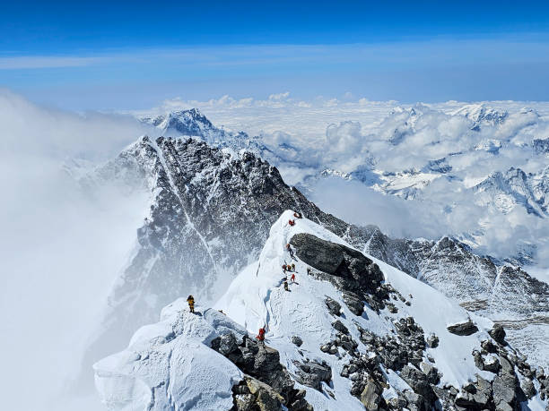 istock Mt. Everest Summit - Summit Ridge with Hillary Step in View 2032488650