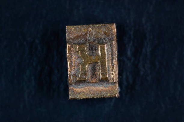 istock Antique vintage movable type alphabet letter K. 2032488680