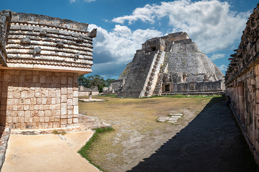 The ancient ruins of Uxmal. Yucatan, Mexico
