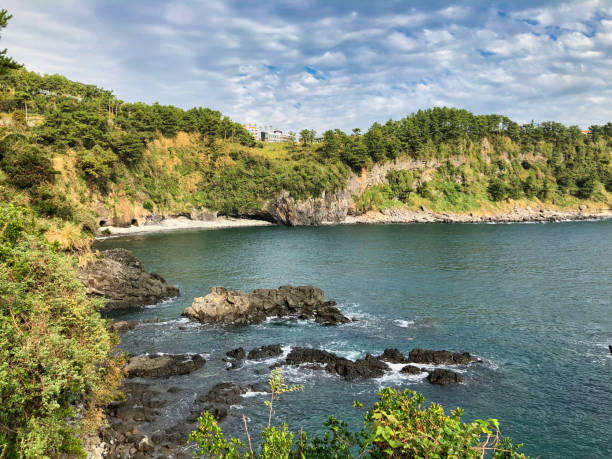 istock island paradise green nature and blue water 2032558023