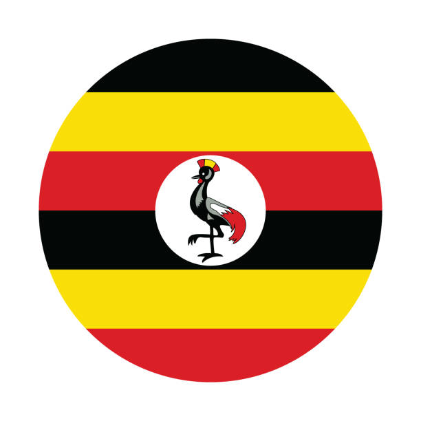 Uganda flag. Flag icon. Standard color. Circle icon flag. Computer illustration. Digital illustration. Vector illustration. The flag of Uganda. Flag icon. Standard color. Circle icon flag. Computer illustration. Digital illustration. Vector illustration. rothschild giraffe stock illustrations