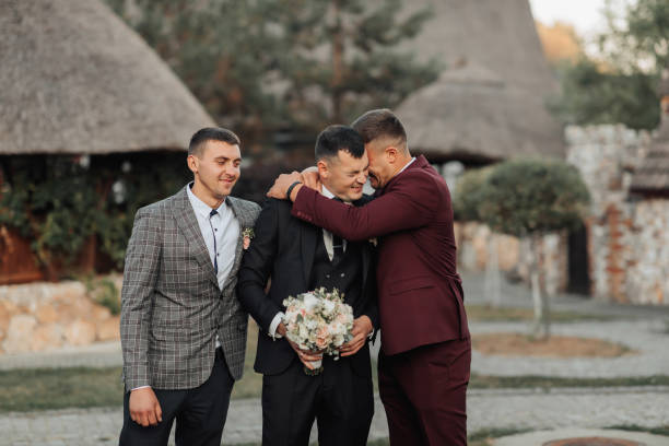 istock Photo of three men in classic suits. 2032621032