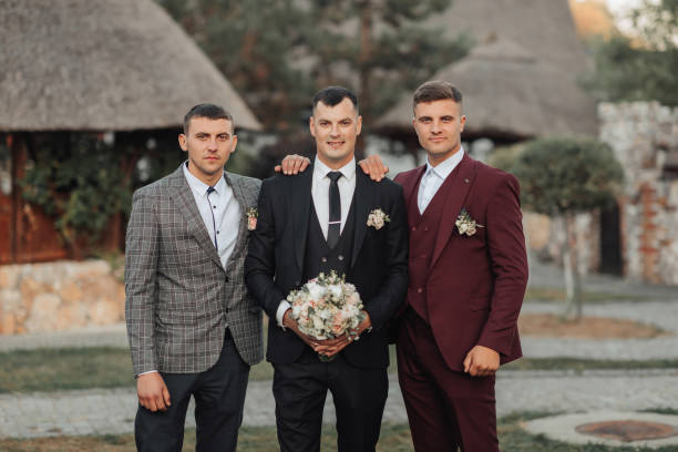 istock Photo of three men in classic suits. 2032621043