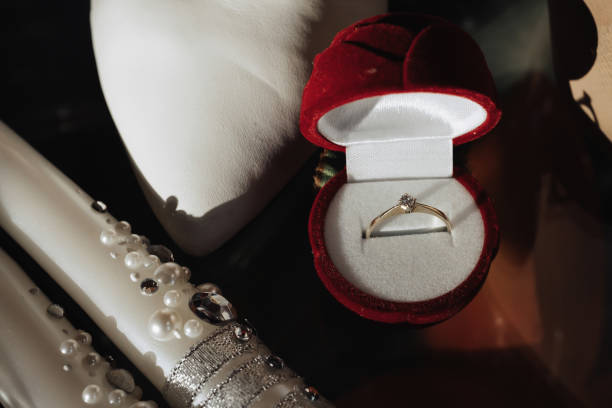 They symbolize our lifelong commitment to each other stock photo