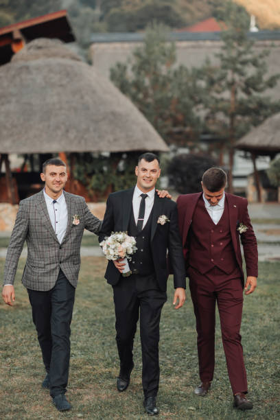 istock Photo of three men in classic suits. 2032622168