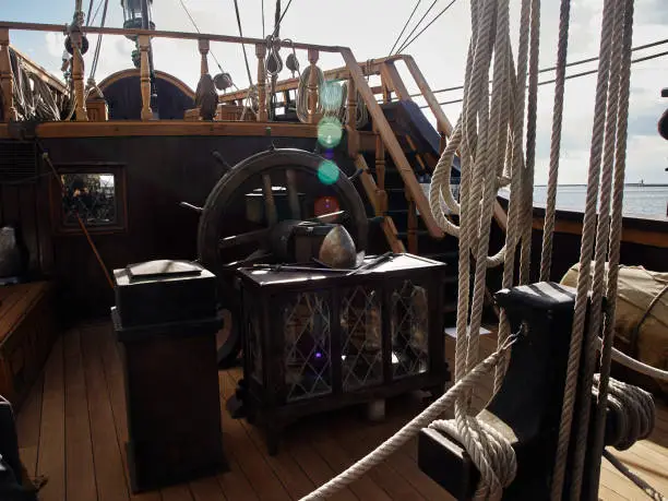 Photo of The Spanish galleon's deck embodies the rich history and seafaring legacy of maritime exploration
