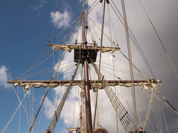 istock The Spanish galleon master tree represents a majestic element of maritime history. 2032642010