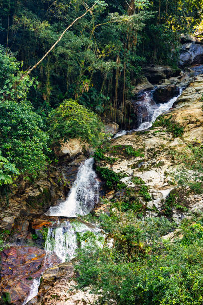 istock Small waterfall in Sierra Nevada mountains, Colombia wilderness landscape. 2032659660