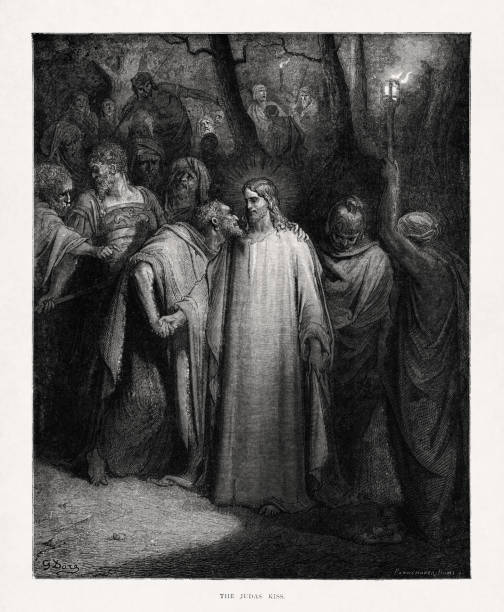 istock The Juda's kiss from the Holy Bible 2032709837