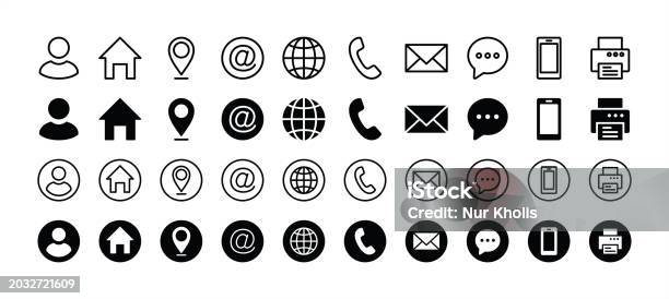 Ilustrații de stoc cu Pictograma Cu Informații De Contact Ale Cărții De Vizită A Fost Setată Conține Numele Adresa Locația Emailul Emailul Balonul De Vorbire De Chat Siteul Web Telefonul Telefonul Mobil Faxul Pentru Aplicație Și Siteul Web Ilustrare Vect - Descarca imaginea acum