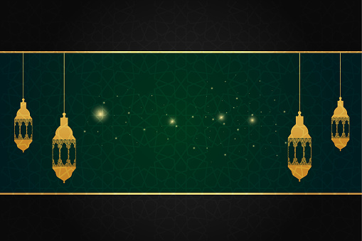 Ramadan, Eid al-Fitr, Islamic new year mosque background greeting card