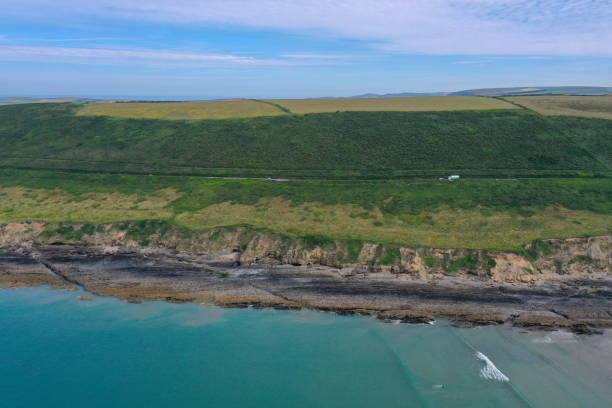 istock Rocky coastline of Devon, United Kingdom 2032749250