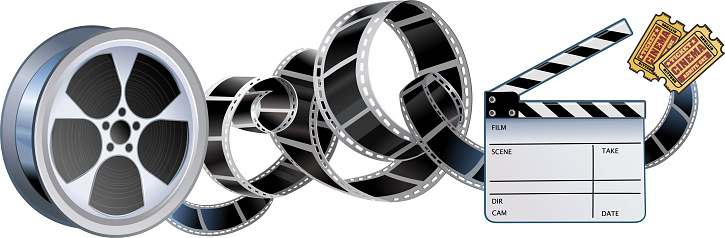 Film Reels and Clapper board