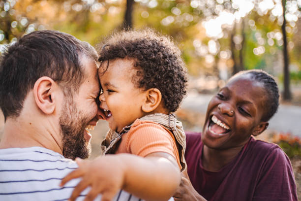 istock Joyful Laughter: Family Fun in the Fall 2032783552