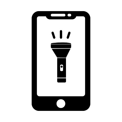 Beautiful,Meticulously Designed Mobile Flashlight Icon