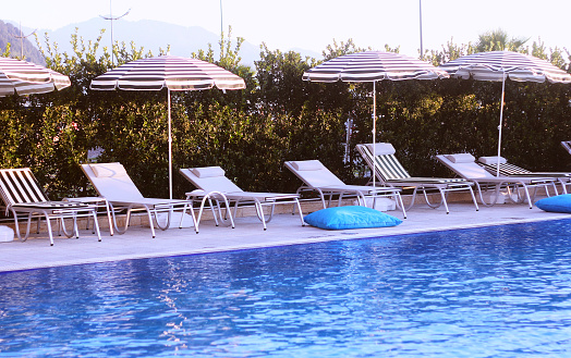 Lux Hotel Resort Swimming Pool in the morning