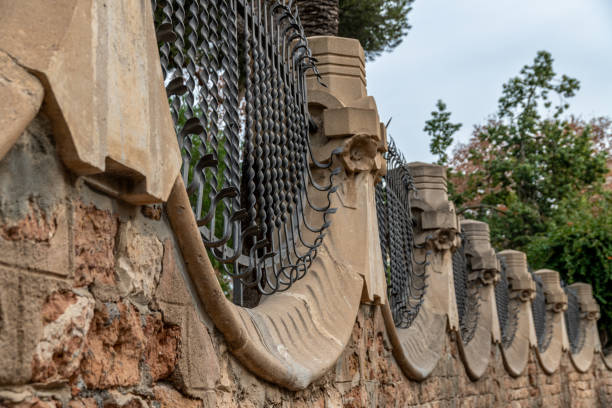 istock Gothic and Modernist Fusion on Casa Zapata's Wall 2032969558