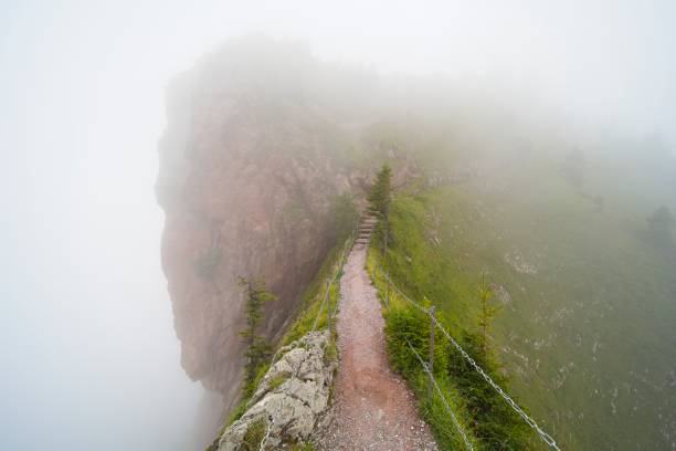 Hiking trail on the ,,Grosser Mythen\