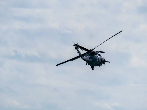 istock Military Helicopters over Florida Beach 2033145418