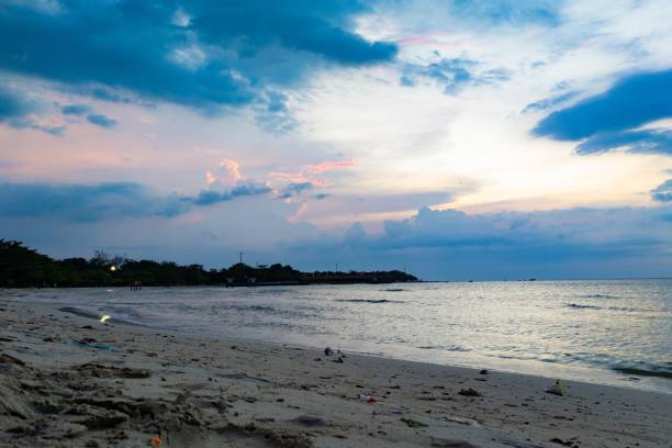 istock Beautiful sunset on the beach 2033188866
