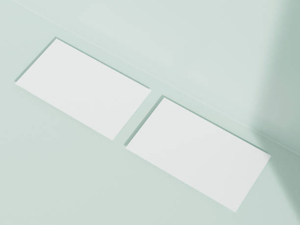 istock Business card mockup on white background 2033206636