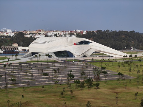 MAC Niteroi. Museum of Contemporary Art of Niteroi. Architect Oscar Niemeyer. Niteroi city, Rio de Janeiro state, Brazil South America.