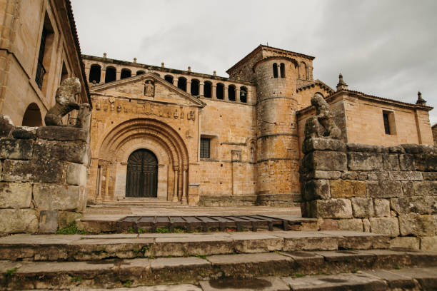 The main church of Santillana del Mar, Cantabria, Spain