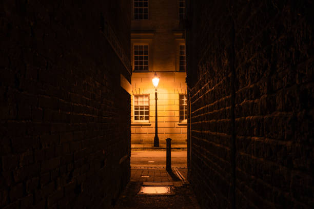 Dark alley in Oxford