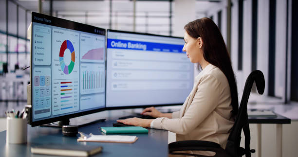 istock Financial Planning And Tracking. Online Budget App 2033298559