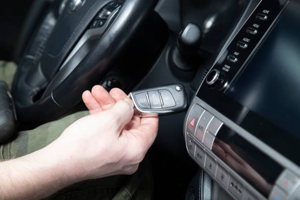 istock Production of car keys, 2033385972