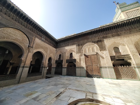The Bou Inania Madrasa is a madrasa in Fes, Morocco,