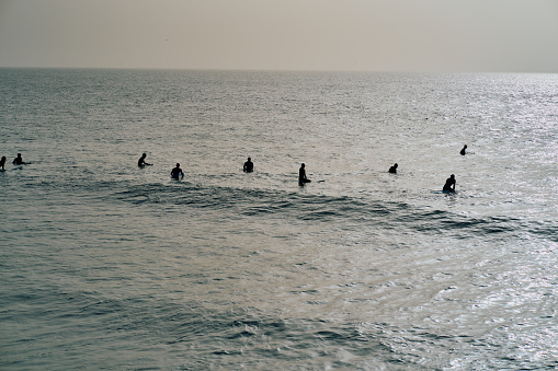 surfing the waves in Dakhla city morocco