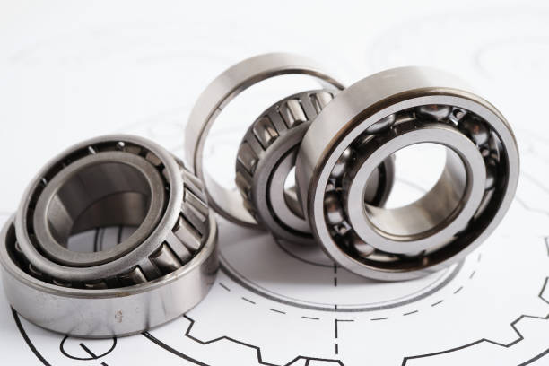 istock Engineering and precision tools with metal ball bering, mechanical industrial. 2033831695