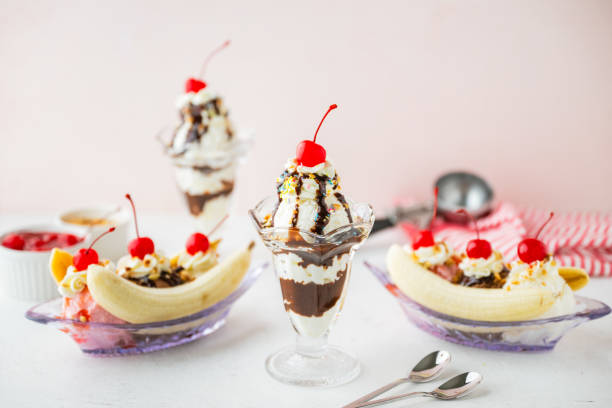 istock ice cream sundae and banana split 2033972599