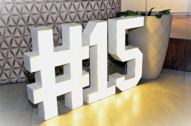 istock A light sign #15 for a 15th birthday party 2034039416
