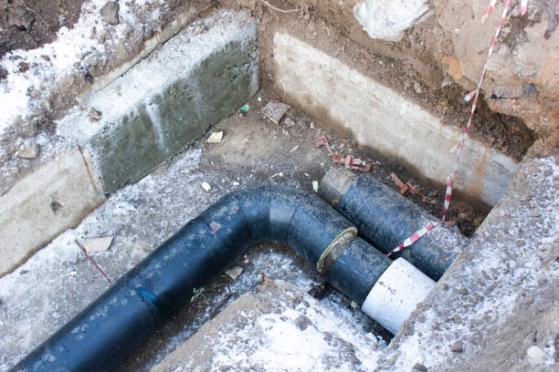istock Communication pipes, industrial water supply pipes, repairs. 2034052206