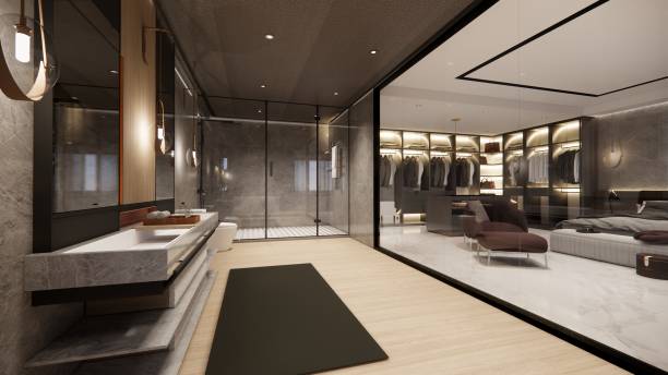 istock Luxurious modernity of this interior duplex house, depicted in stunning 3D rendering 2034146338