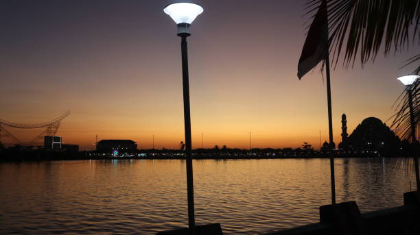 istock Beautiful sunset on the losari beach 2034157579
