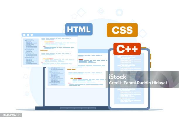 Web Development Concept Programming Language Css Html It Ui Programmers ...