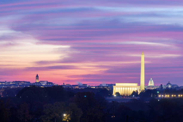 istock Wide angle view of Washington DC skyline 2034282514