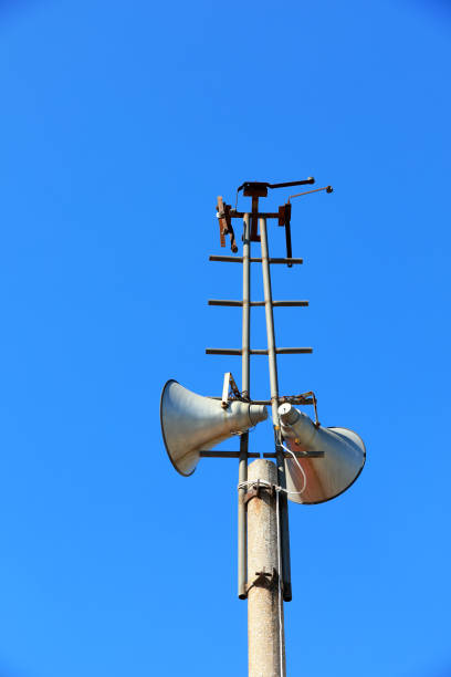 istock China rural communication equipment loudspeaker 2034315825
