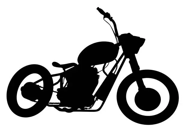 Vector illustration of Motor bike