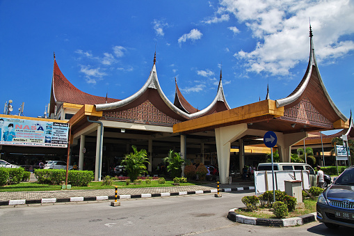 Jakarta, Indonesia - 31 Jul 2016: The airport in Padang city, Indonesia