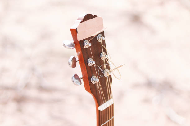 acoustic guitar close up