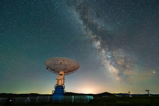 istock Radio telescopes and the Milky Way 2034630155