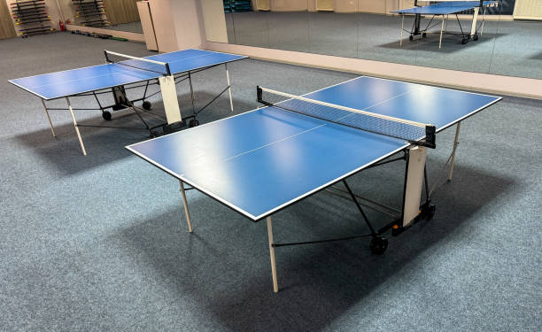 istock Blue tennis table in the gym 2034733346