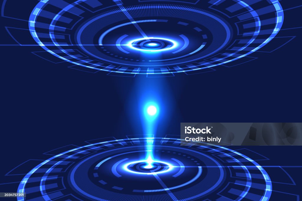 Hi Tech Abstract Background Technology Digital Stock Illustration ...