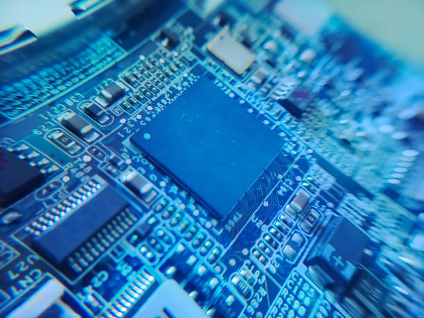 istock The macro photography of printed circuit board PCB 2034757756