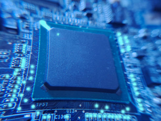 istock The macro photography of printed circuit board PCB 2034758801